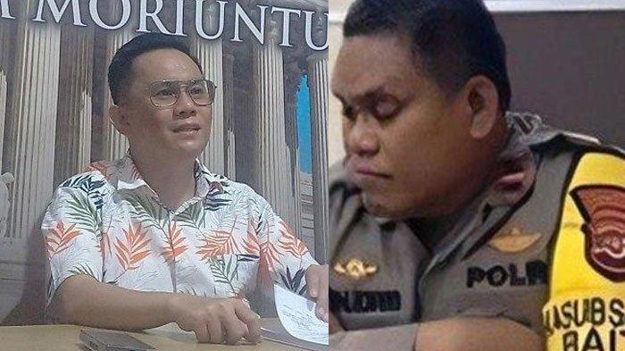 Kuasa hukum guru Supriyani, Andri Darmawan (kiri) dan Eks Kapolsek Baito (kanan). Tak Puas Kapolsek Baito Dicopot Imbas Kasus Guru Supriyani, Pengacara Sentil Kapolri.