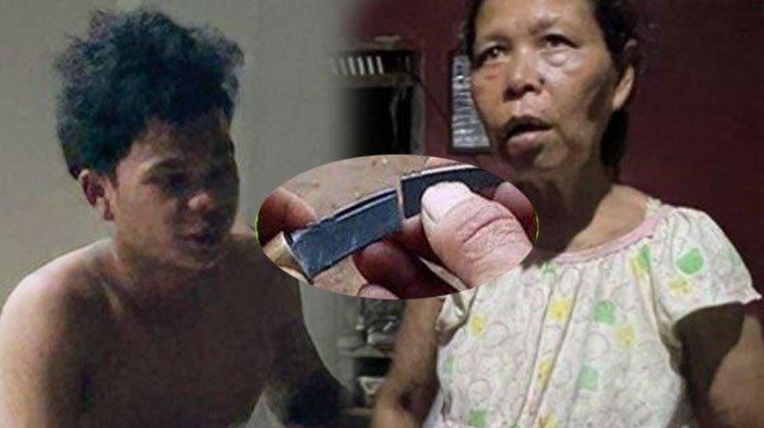 Titin, nenek sakti di Bogor yang tak mempan ditusuk pisau berkali-kali.