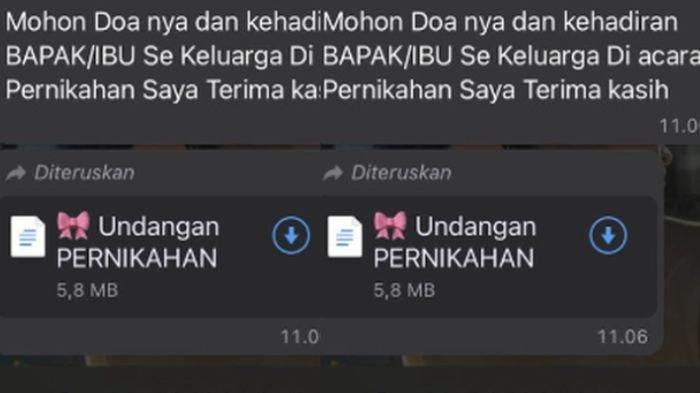 Penipuan via WhatsApp Modus Undangan Pernikahan, Kali Ini Format PDF