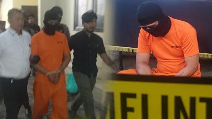 Edi Porwanto alias Glowoh, tersangka pembunuh pasutri bos kolam renang di Tulungagung yang seorang residivis.