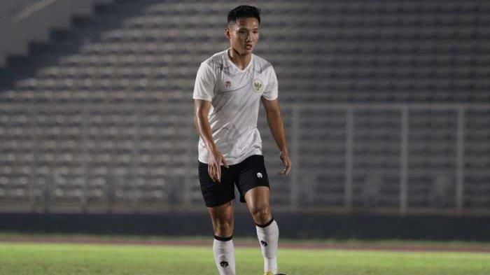 Gelandang Timnas Indonesia, Syahrian Abimanyu.