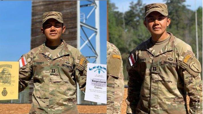 Kapten Inf Teddy Indra Wijaya, ajudan Presiden Jokowi berhasil meraih kualifikasi pasukan elit AS