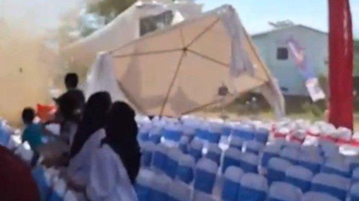 Keadaan Menekam 10 Penari Kesurupan Saat Acara di UIN Salatiga, Tenda Terbang Dibawa Angin, Beruntung Tak Ada Korban
