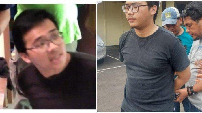 AAB (23) pelaku pembunuh mahasiswa UI, MNZ (Kompas.com)