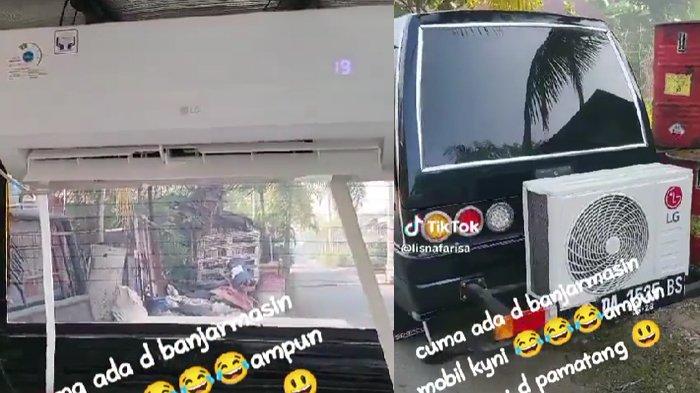 AC ruangan dipasang di dalam mobil 2