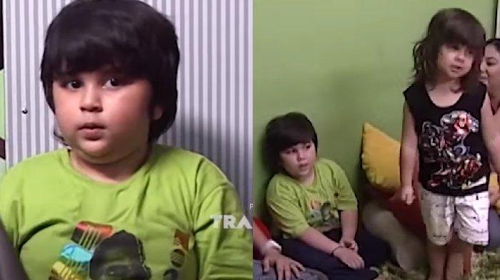 Abay kakak Baim Cilik semasa kecil