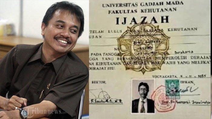 IJAZAH JOKOWI - Potret Roy Suryo (KIRI) mengomentari soal ijazah Jokowi yang diantarakan adik ipar ke Bareskrim Polri.