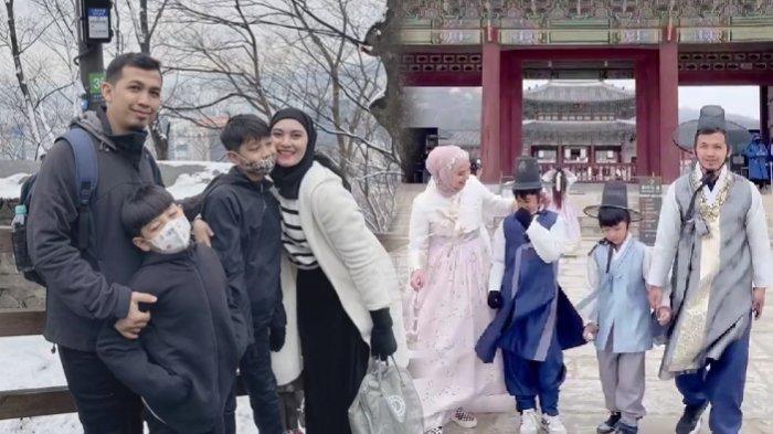 Akif liburan ke Korea bersama orang tuanya, bocah mirip Rafathar