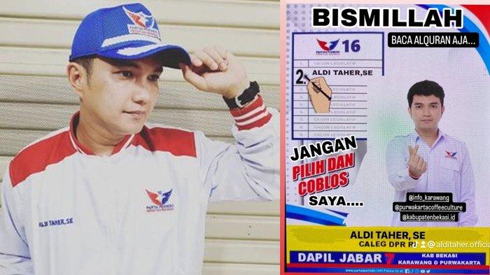 Aldi Taher Blak-blakan Jadi Caleg Buat Cari Uang