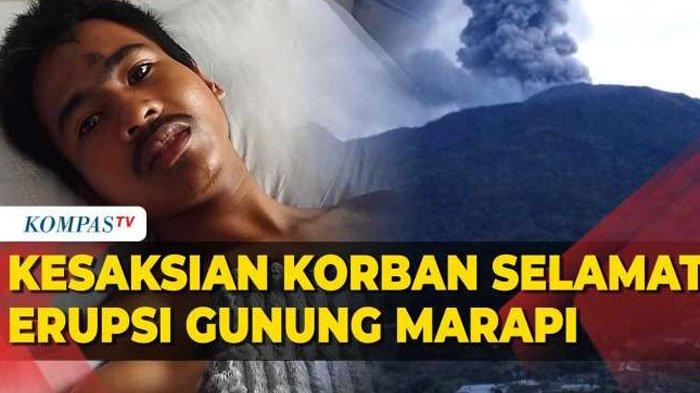 Alhamdulillah Fadli Selamat Ketika Berada di Puncak Saat Gunung Marapi Erupsi, Alami Hujan Batu