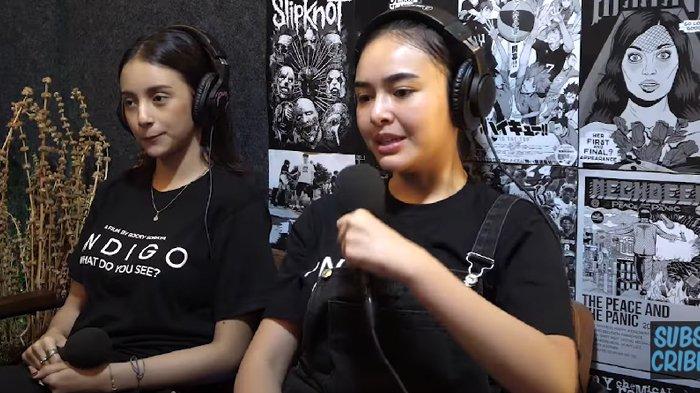 Amanda Manopo saat hadir di podcast Kemal Palevi menceritakan punya penyakit di otak