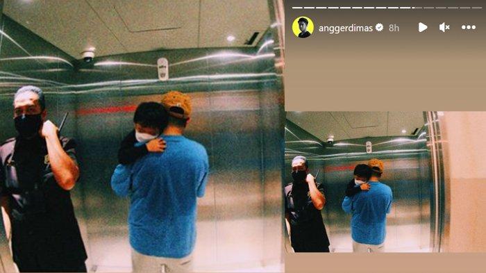 Angger Dimas membagikan kenangan bersama putranya