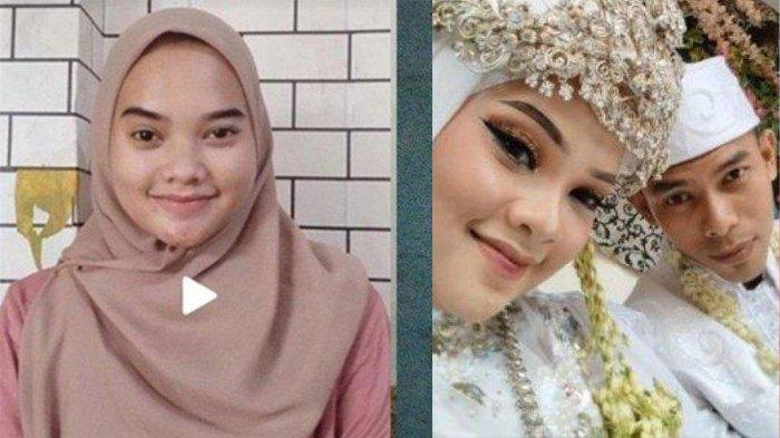 Anggi Anggraeni dan suaminya Fahmi (kanan)
