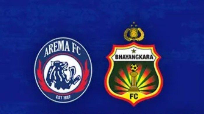 Arema FC vs Bhayangkara FC, pekan ke-28 Liga 1 2023, di Stadion Kapten I Wayan Dipta, Bali, Rabu (6/3/2024) malam.