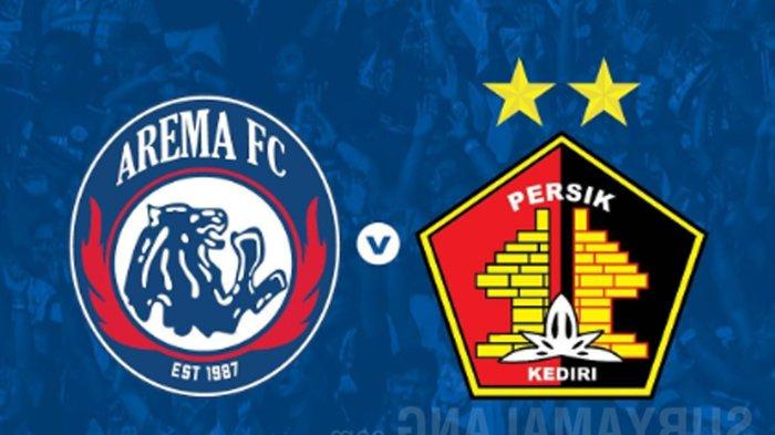 Arema FC vs Persik Kediri.