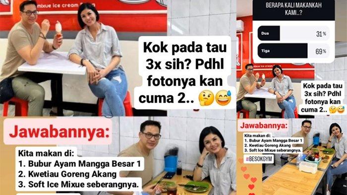 Ari Wibowo makan ice cream bareng Intan RJ