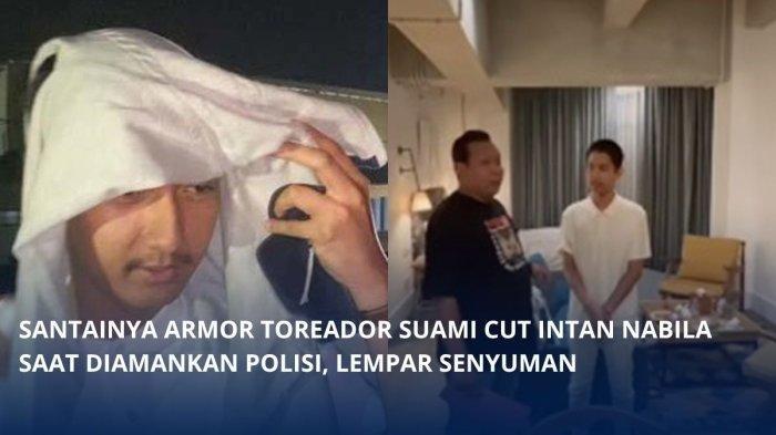 Armor disebut tak menunjukkan tampang rasa bersalahnya setelah melakukan KDRT terhadap Cut Intan Nabila saat diamankan polisi