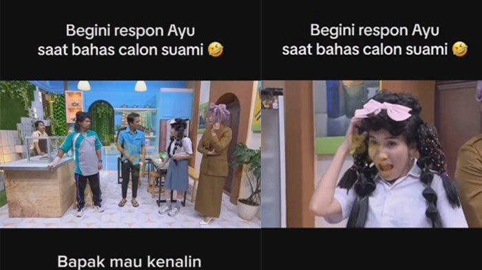 Ayu Ting Ting di acara BTS saat melawak sambil curhat