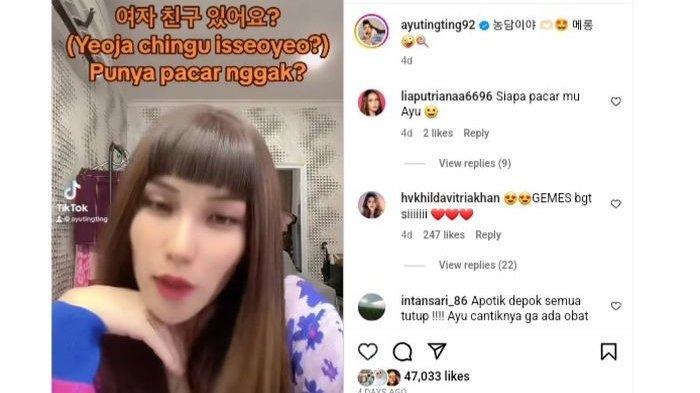 Ayu Ting Ting saat menirukan dialog drama Korea, ngaku sudah punya pacar