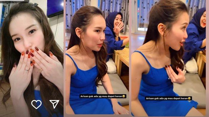 Ayu Ting Ting tampil cantik saat arisan
