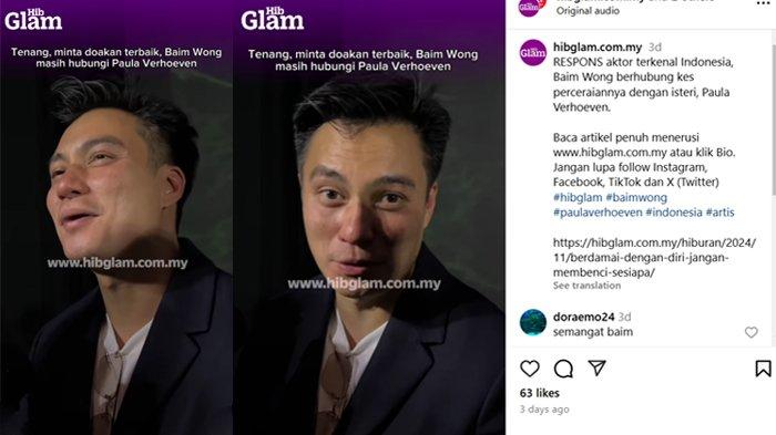 Baim Wong dalam wawancara bersama media Malaysia