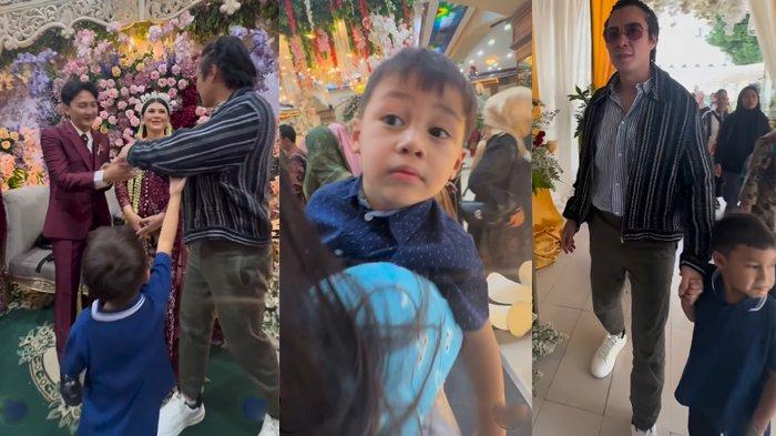 Baim Wong datang ke pernikahan karyawan tanpa didampingi Paula Verhoeven