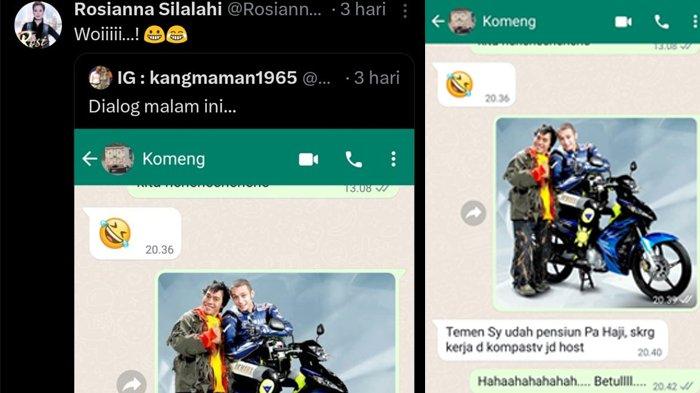 Balasan Rosianna Silalahi saat namanya dicatut oleh Komeng