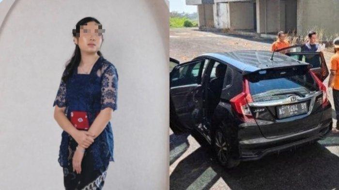Polisi menyelidiki penyebab kematian Bernadette Caroline Angelica Harianto (21), asisten dosen Fakultas Kedokteran Hewan Universitas Airlangga (Unair) di di dalam mobil hitam AG 1484 BY di halaman apartemen Desa Tambakoso Kecamatan Waru, Sidoarjo.