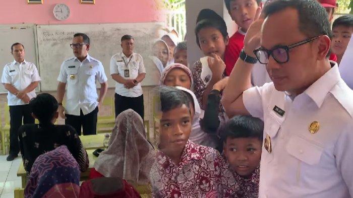 Bima Arya saat mendatangi SD Negeri 1 Cibeurum, Bogor