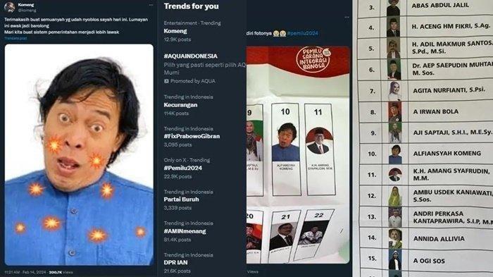 Bocoran Gaji dan Tunjangan Komeng Jika Lolos Jadi DPD RI, Banyak Jenis Sampai Untuk Listrik & Pulsa