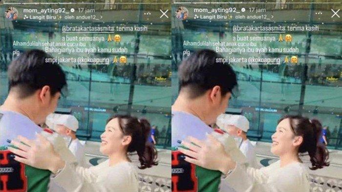 Brata Kartasasmita menjemput Ayu Ting Ting di bandara