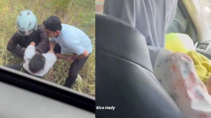 Bripka Rico tangkap pencuri motor sambil bawa anak dan istri 3