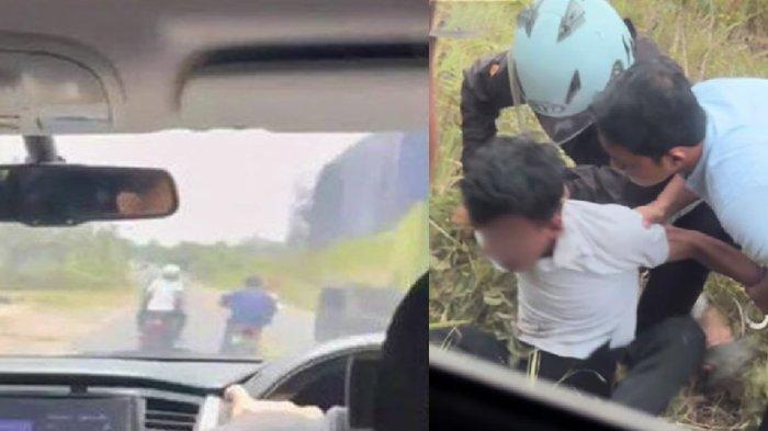 Bripka Rico tangkap pencuri motor sambil bawa anak dan istri