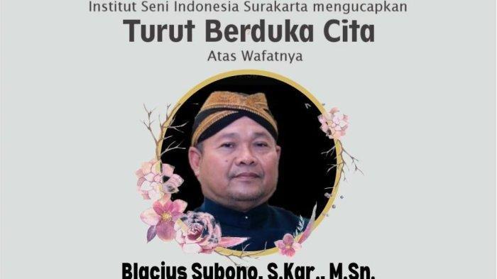 Budayawan senior dan Dalang, Blacius Subono meninggal di Kampanye Akbar Ganjar-Mahfud di Solo
