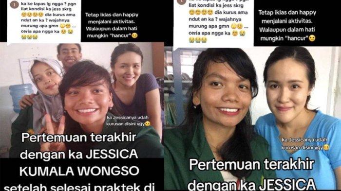 Dhita bersama Jessica Wongso di lapas
