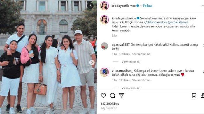 Dillah Daesslow anak tiri Krisdayanti 4