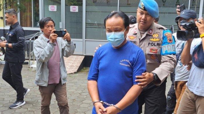 ES alias Edi Suseno sebagai tersangka utama insiden jembatan kaca pecah tewasnya wisatawan