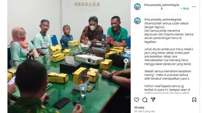 Egi Atlet Renang Akhirnya Juara Dua, Viral Nangis Dicurangi, Panitia: Human Error