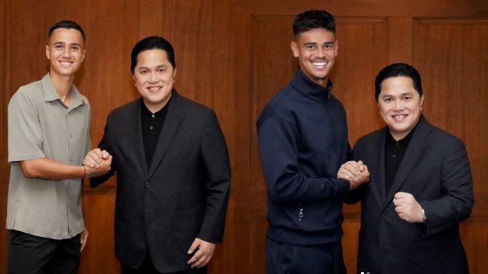 Eliano Reijnders dan Mees Hilgers sudah sepakat dengan ketua Umum PSSI Erick Thohir untuk membela Timnas Indonesia. Proses keduanya menjadi WNI dipercepat agar sudah bisa bertanding saat hadapi Bahrain dan China.