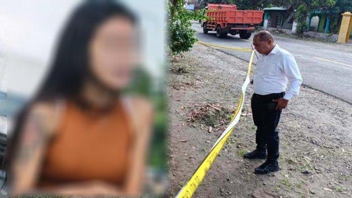 PEMBUNUHAN CEWEK BERTATO - Ilustrasi cewek bertato (KIRI) dan lokasi penemuan jasad cewek bertato di Blitar (KANAN) yang diduga menjadi korban pembunuhan.