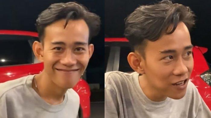 Farid Bardiansyah pemuda viral mirip Gibran tampil kasual dengan kaos oblong