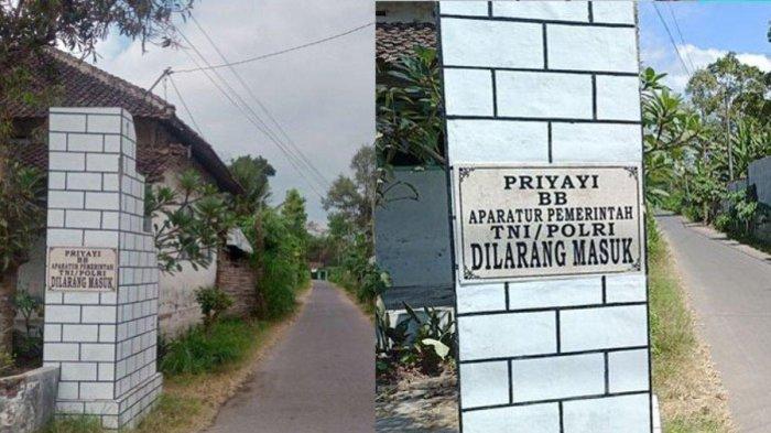 Gang masuk Dusun Setono, Desa Tales, Kecamatan Ngadiluwih, Kabupaten Kediri, Jawa Timur