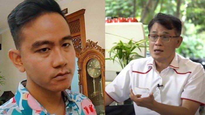 Gibran Rakabuming (kiri) dan Budiman Sudjatmiko (kanan)