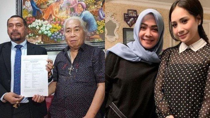 Gideon Tengker laporkan Nagita Slavina ke polisi atas dugaan pemalsuan dokumen. (Tribun Jabar dan Instagram/rieta_amilia)