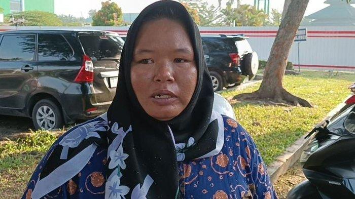 Halimah saat diwawancarai di Rumah Sakit Haji Medan pada Kamis 15 Agustus 2024