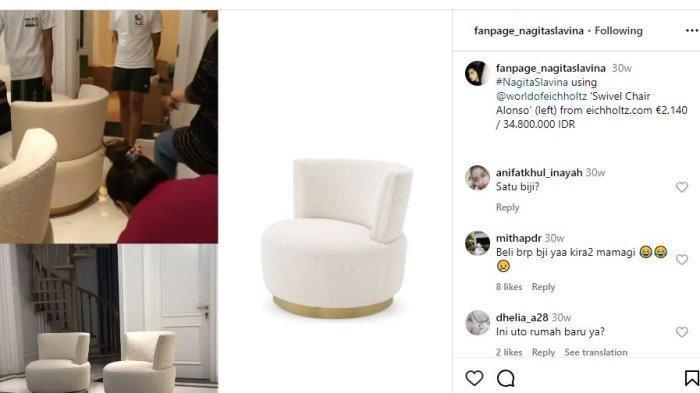 Harga sofa di rumah Nagita Slavina 1