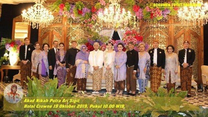 Haryo Putra Wibowo menikah dengan Della Putri Anjani Atkins pada Sabtu (19/10/2019) lalu.