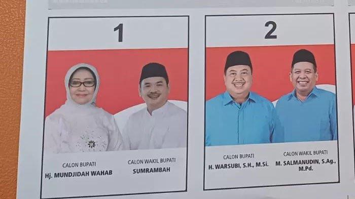 Hasil Quick Count dan Real Count KPU Pilkada Kabupaten Jombang 2024,Persaingan Mundjidah dan Warsubi
