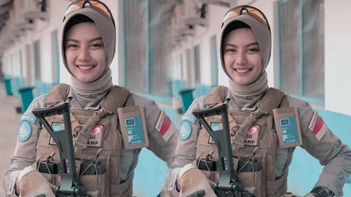 Hikma Nur Syafa saat bertugas sebagai pasukan perdamaian PBB di Afrika 1