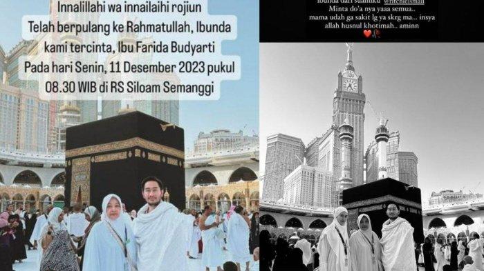 Ibadah umroh Farida Budiarti ibu Jeje Govinda sebelum meninggal dunia
